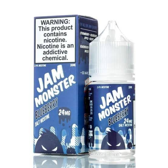 BLUEBERRY – JAM MONSTER SALTS E-LIQUID – 30ML (24mg, 48mg)