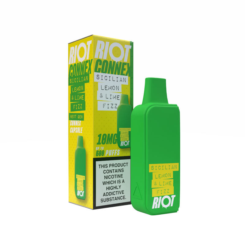 Riot Squad Connex Sicilian Lemon & Lime Prefilled Vape Pod - 1PK