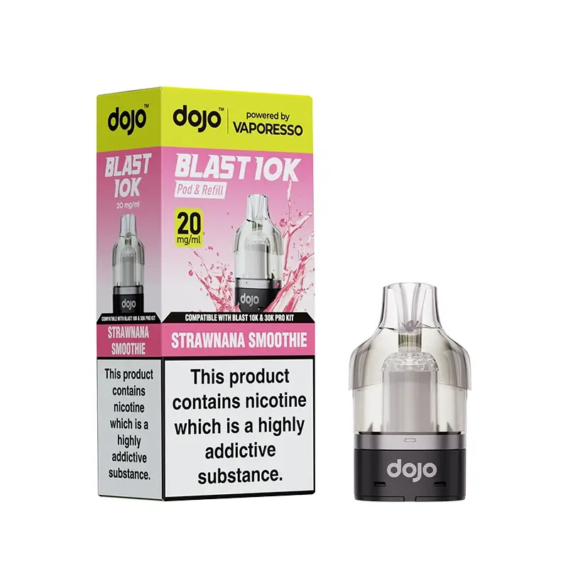 Vaporesso DOJO Blast Pod & Refill For 10K or 30K Device – Strawnana Smoothie