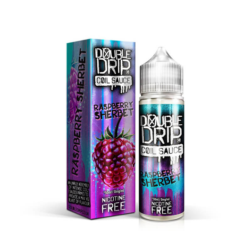 Double Drip Raspberry Sherbet Shortfill E-Liquid 50ml