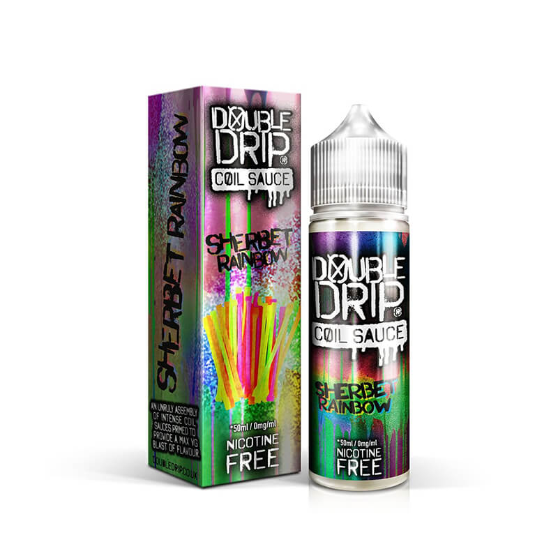 Double Drip Sherbet Rainbow Shortfill E-Liquid 50ml