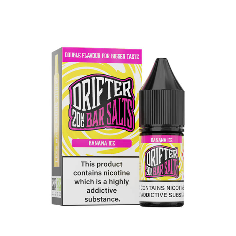 Drifter Bar Salts Banana Ice 10ml Nic Salt E-Liquid