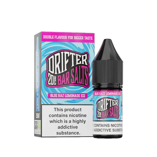 Drifter Bar Salts Blue Razz Lemonade 10ml Nic Salt E-Liquid