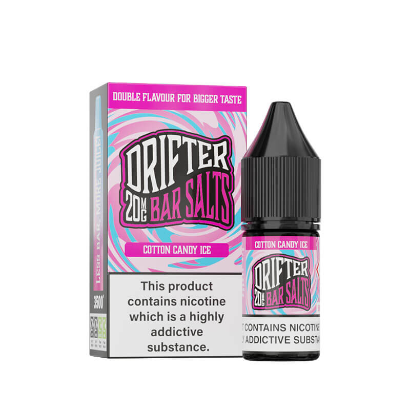 Drifter Bar Salts Cotton Candy Ice 10ml Nic Salt E-Liquid