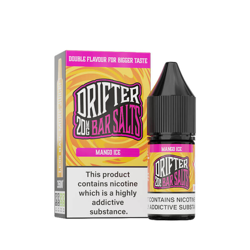 Drifter Bar Salts Mango Ice 10ml Nic Salt E-Liquid
