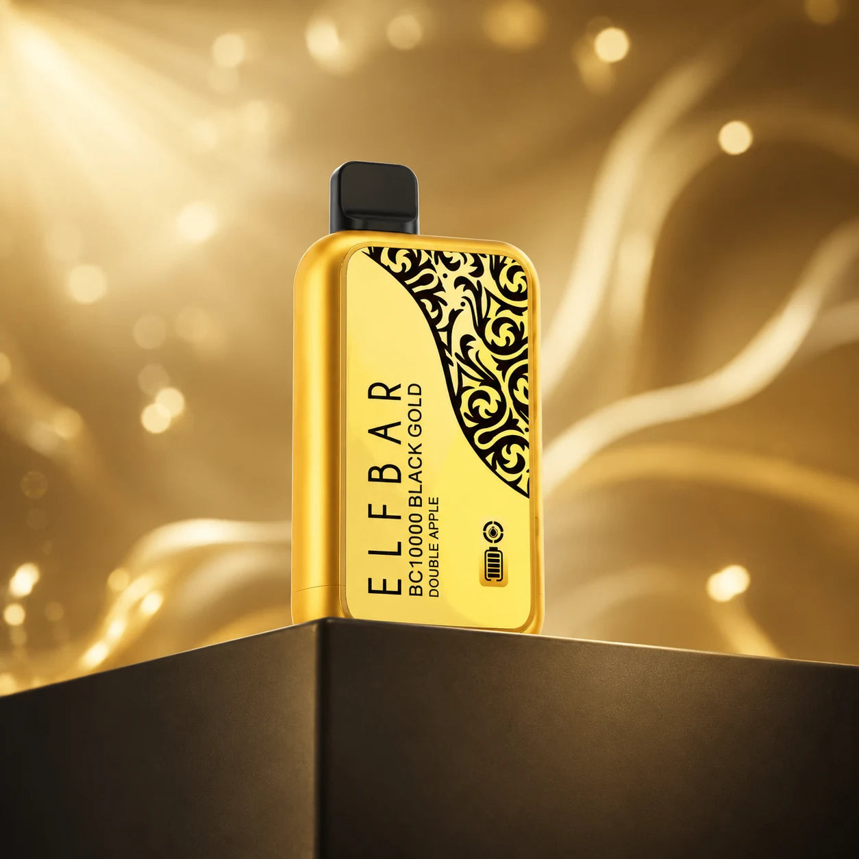 ELF BAR BC10000 BLACK GOLD disposable vape - doubleApple flavour