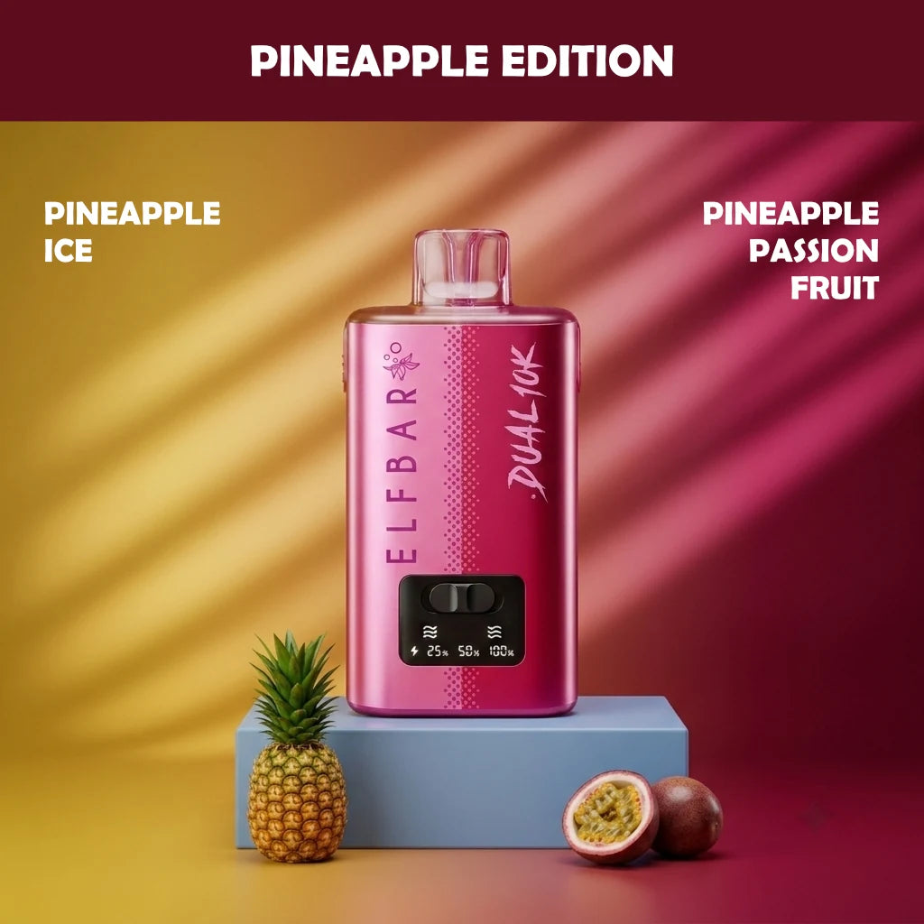 ELF BAR DUAL 10K disposable vape - Pineapple Edition flavour