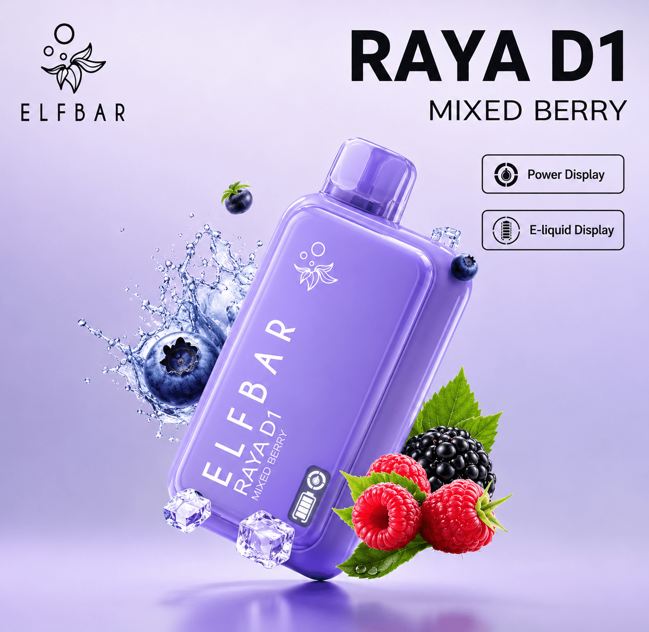 Elf Bar Raya D1 Disposable Vape – 13000 Puffs | Vape Mash India