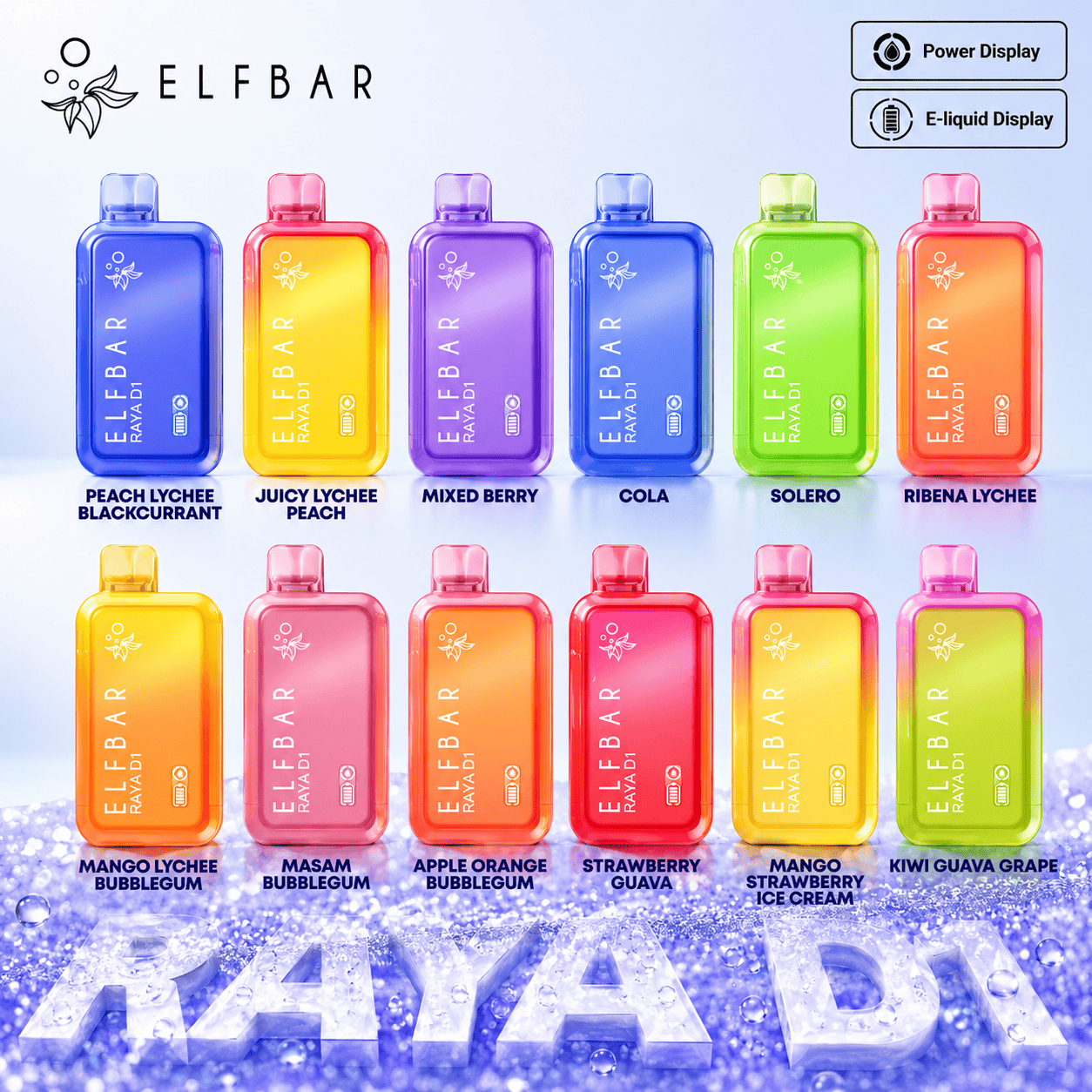 Elf Bar Raya D1 Disposable Vape – 13000 Puffs | Vape Mash India