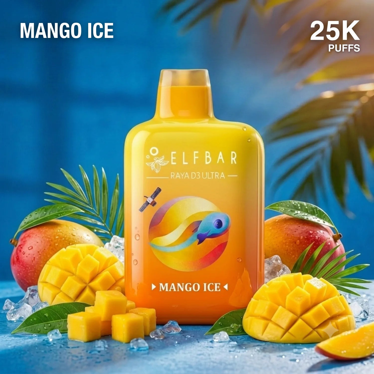 Elf Bar Raya D3 Ultra 30000 disposable vape - Mango Ice flavour