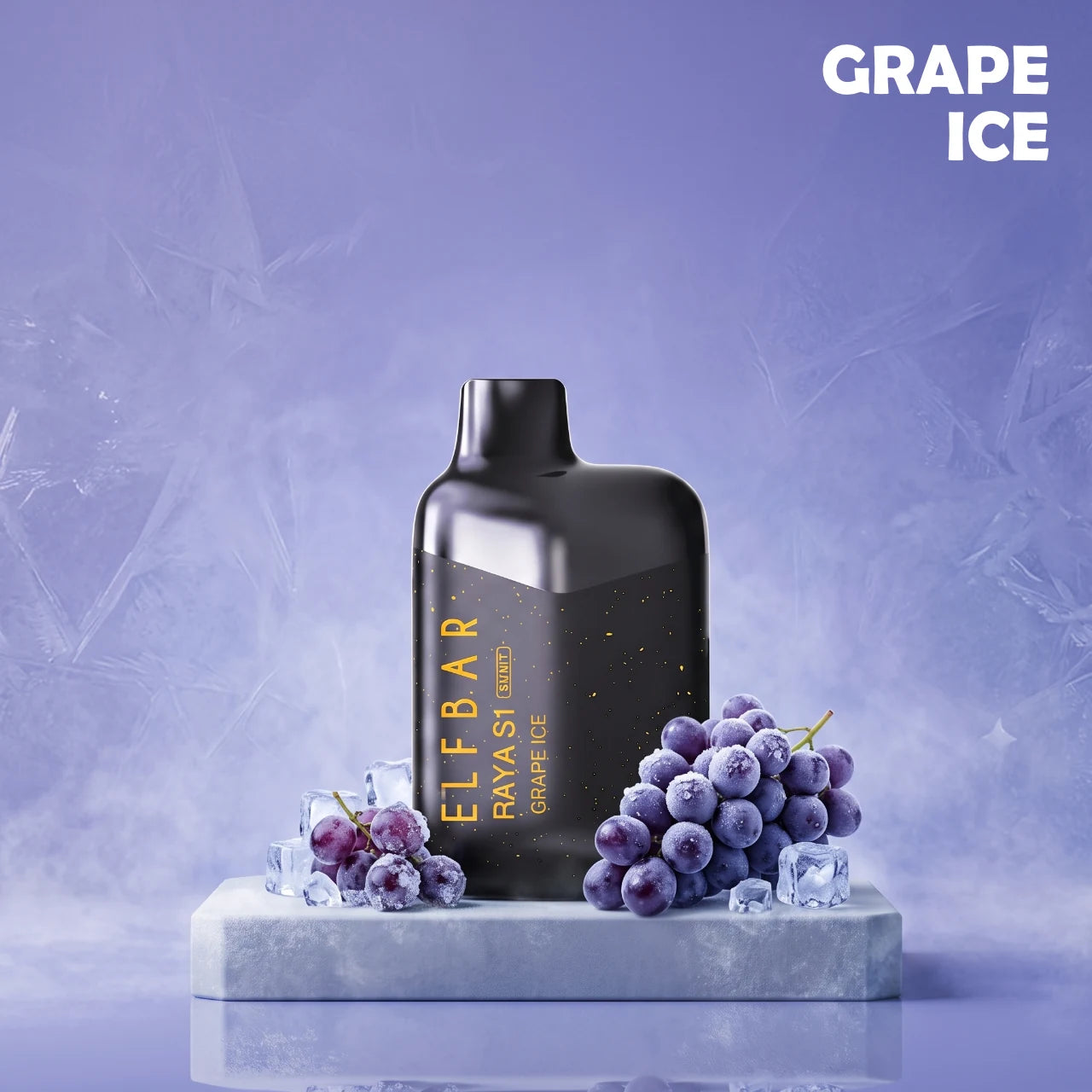 Elf Bar Raya S1 15000 disposable vape - Grape Ice flavour