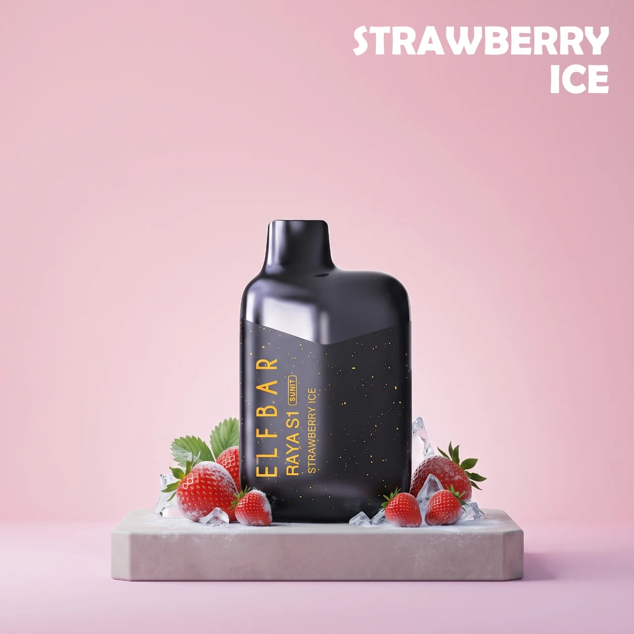 Elf Bar Raya S1 15000 disposable vape - Strawberry Ice flavour