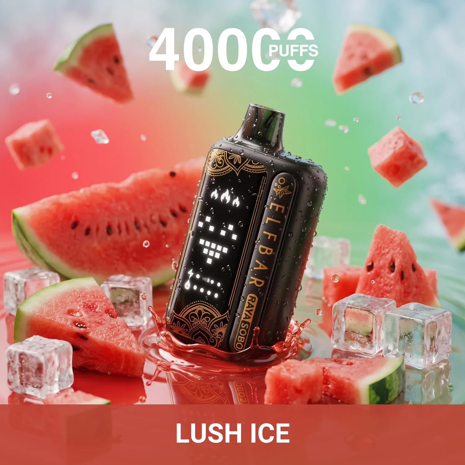 Elf Bar Raya Sobo 40000 disposable vape - Lush Ice flavour