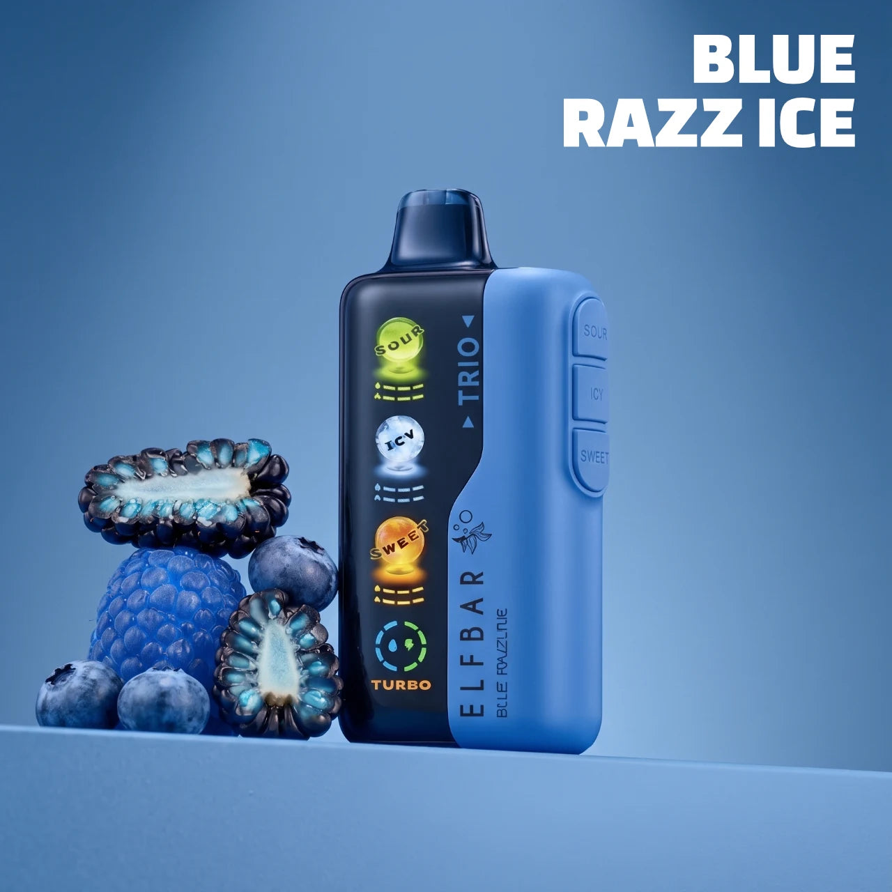 Elf Bar Trio 40000 disposable vape - Blue Ice flavour