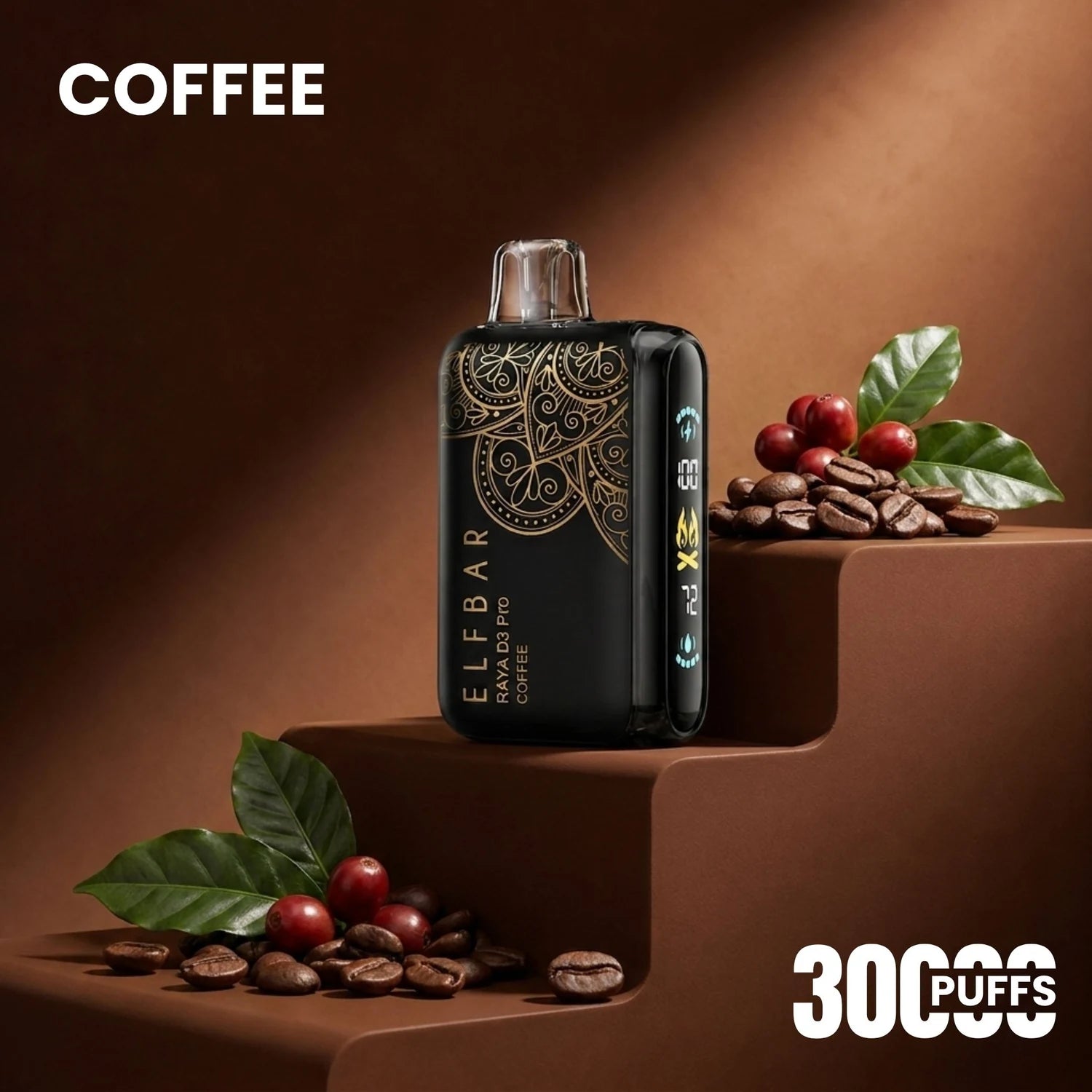 Elfbar D3 Pro - 30000 disposable vape - Coffee flavour