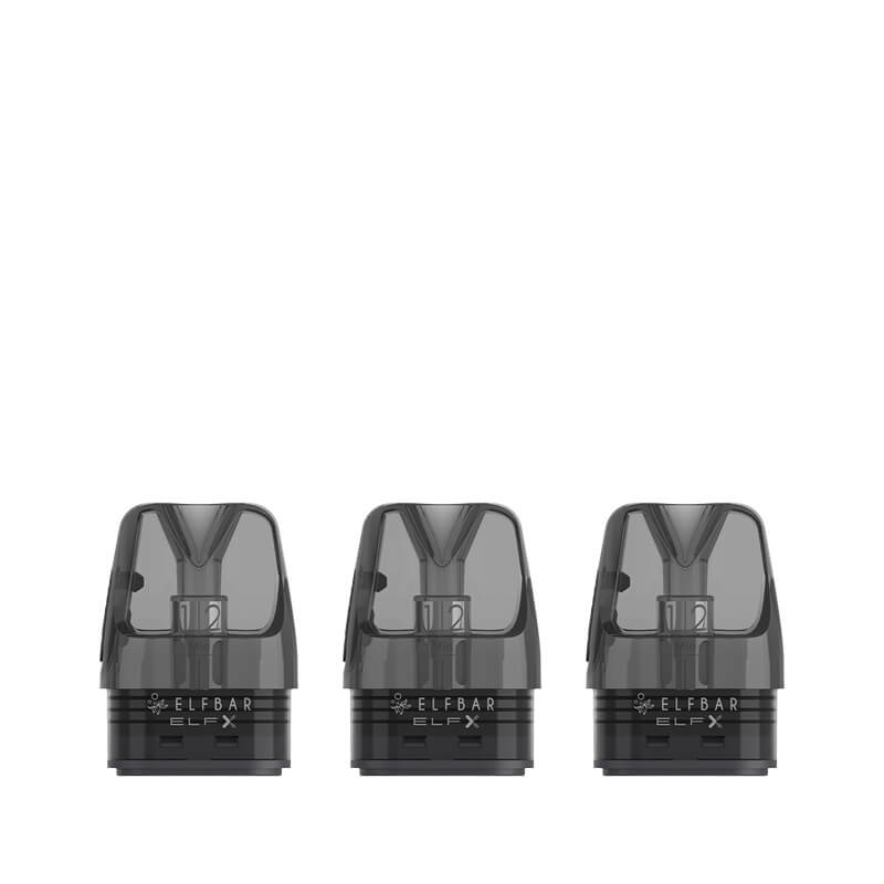 Elf Bar Elfx Dual Mesh Replacement Vape Pods 2ml - 3 Pods