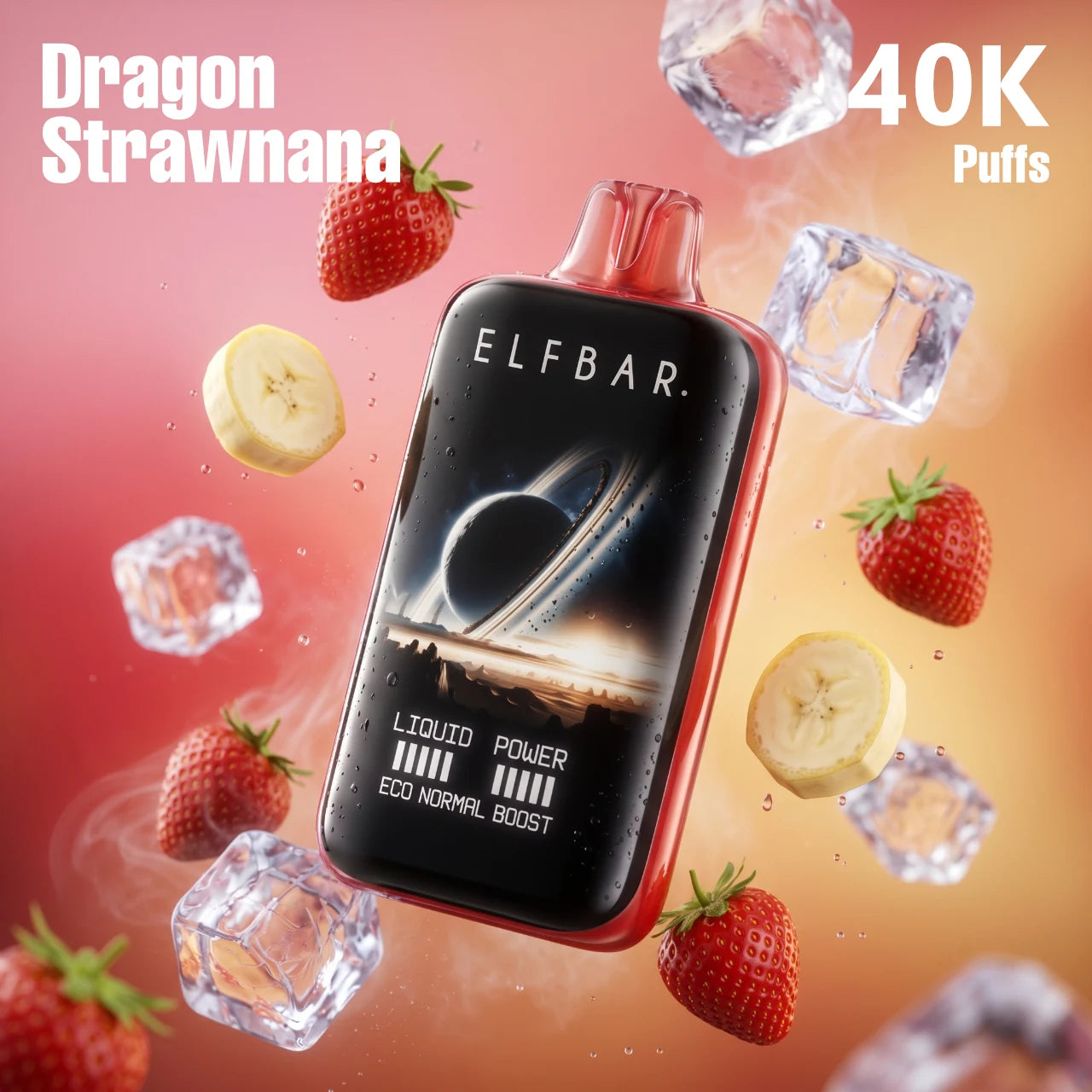 ELFBAR MoonNight 40k disposable vape - Dragon Strawnana flavour