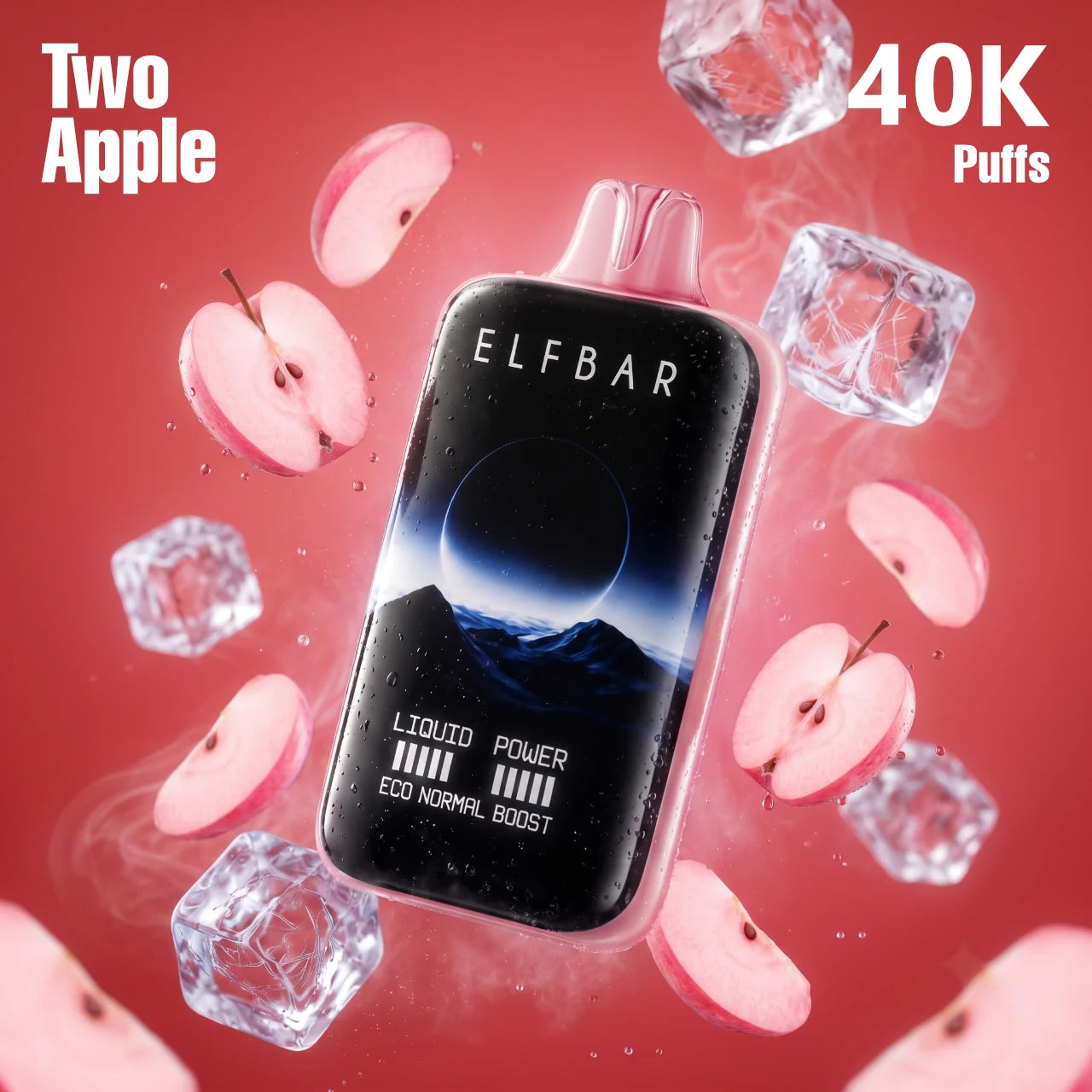 ELFBAR MoonNight 40k disposable vape - Two Apple flavour