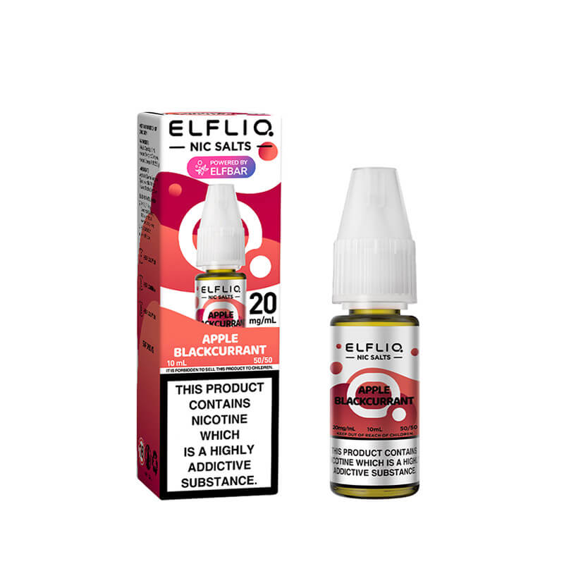 Elf Bar ElfLiq Apple Blackcurrant Nic Salt E-Liquid