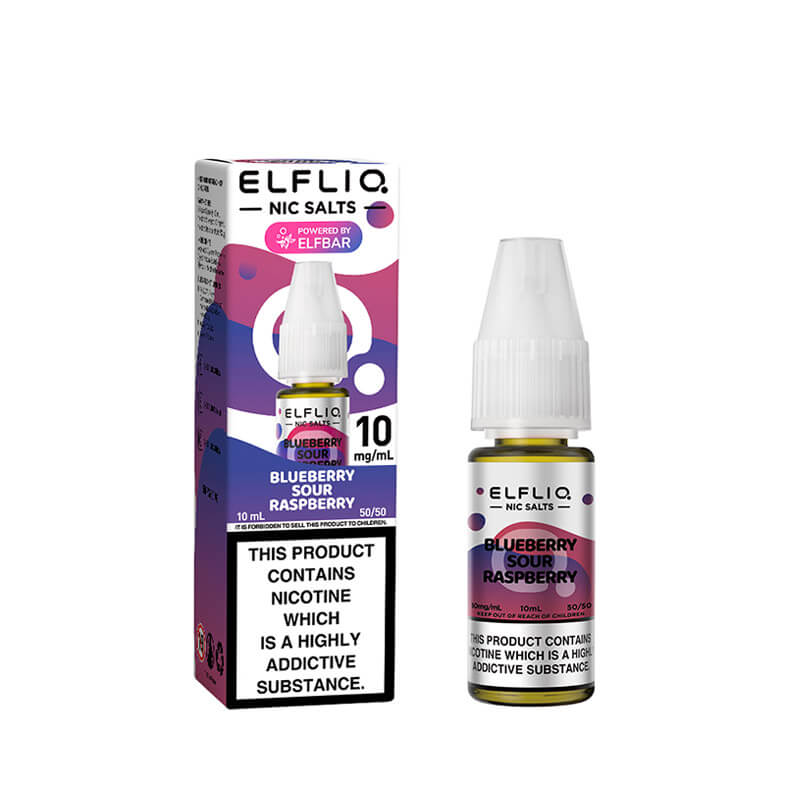 Elf Bar ElfLiq Blueberry Sour Raspberry Nic Salt E-Liquid