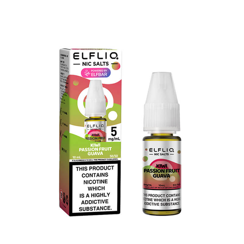 Elf Bar ElfLiq Kiwi Passionfruit Guava Nic Salt E-Liquid