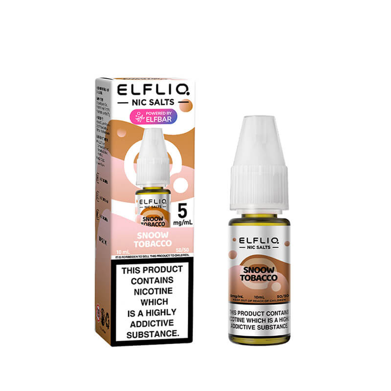 Elf Bar ElfLiq Snoow Tobacco Nic Salt E-Liquid 10ml