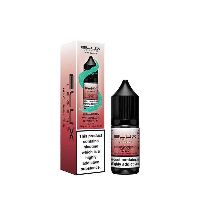 Elux Legend Strawberry Watermelon Bubblegum Nic Salt E-Liquid 10ml