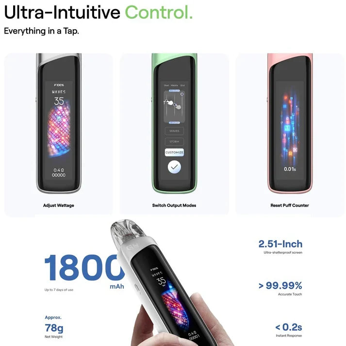Uwell Caliburn G4 Pro 35W Pod Kit | Advanced Pod System | Vape Billiorsonn