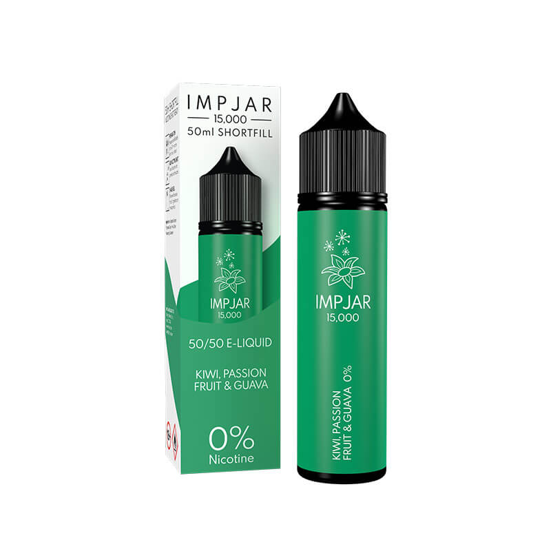 Imp Jar Kiwi, Passionfruit & Guava 50ml Shortfill E-Liquid