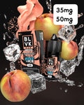Juicy Peach Ice – BLVK Tobacco | 30ml Vape Juice | 35MG / 50MG