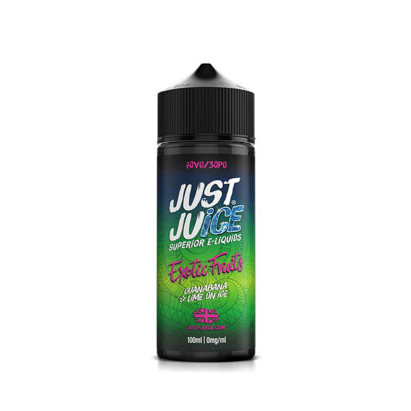 Just Juice Guanabana, Lime On Ice 100ml Shortfill E-Liquid