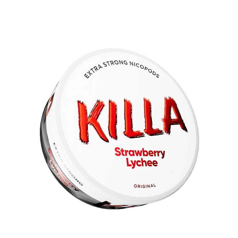 Killa Strawberry Lychee Nic Pouches - 13.2mg / pouch