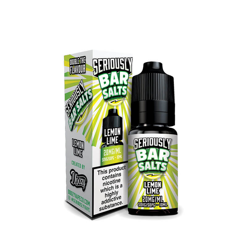 Doozy Vape Co Seriously Bar Salts Lemon Lime 10ml 10mg