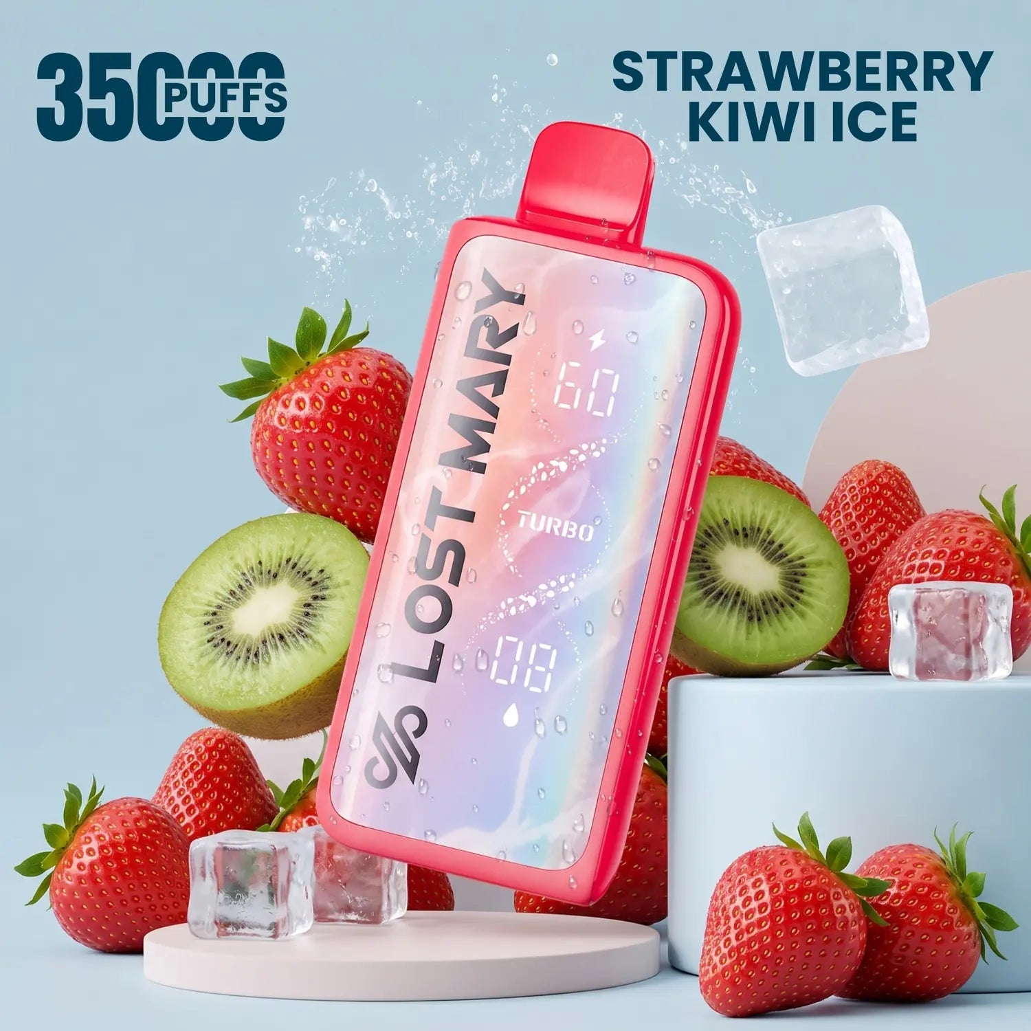 LostMary MT35000 disposable vape - Strawberry Kiwi flavour