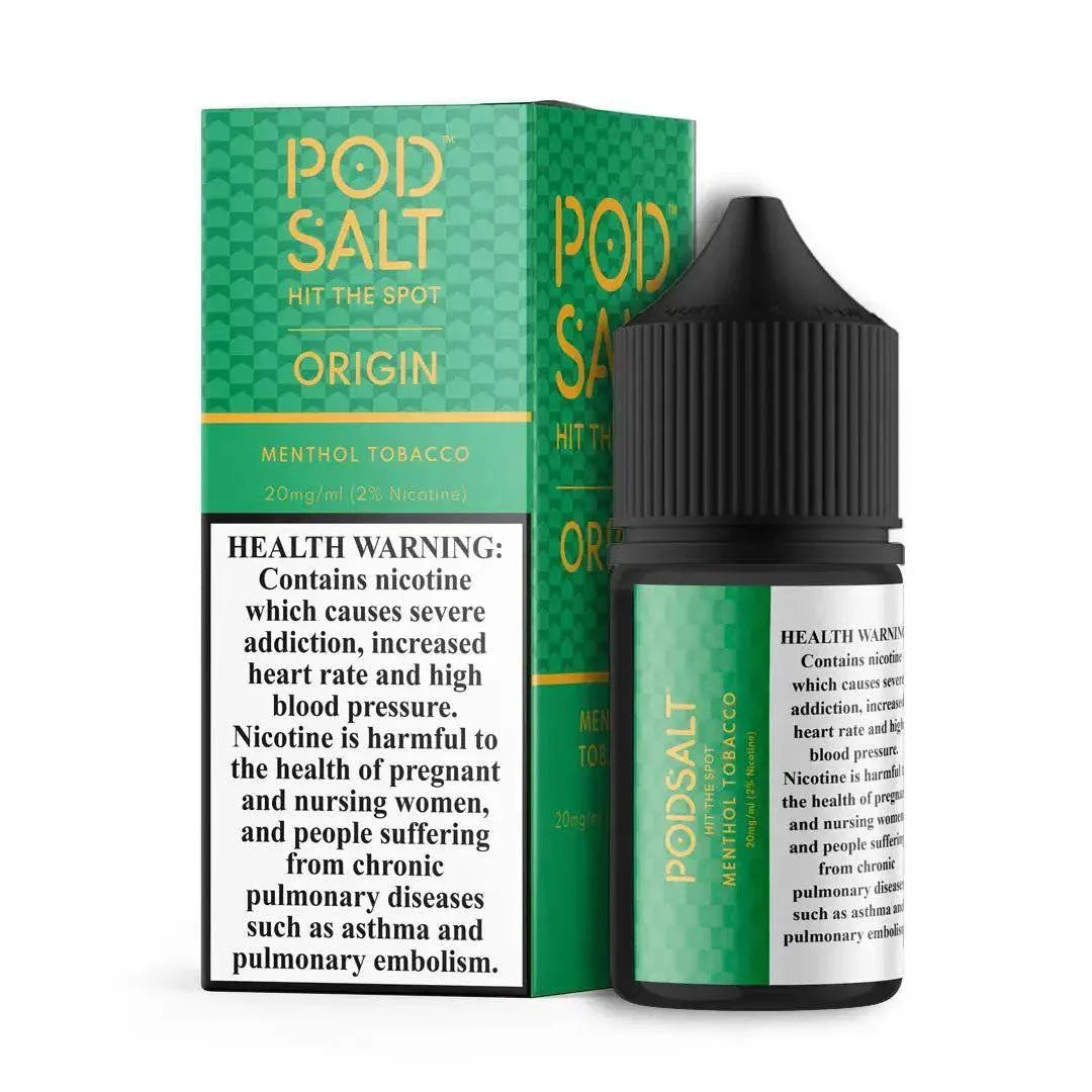 Menthol Tobacco – Pod Salt Core Nic Salt | 30ML Vape Juice | 25MG / 50MG | Vape Mash India
