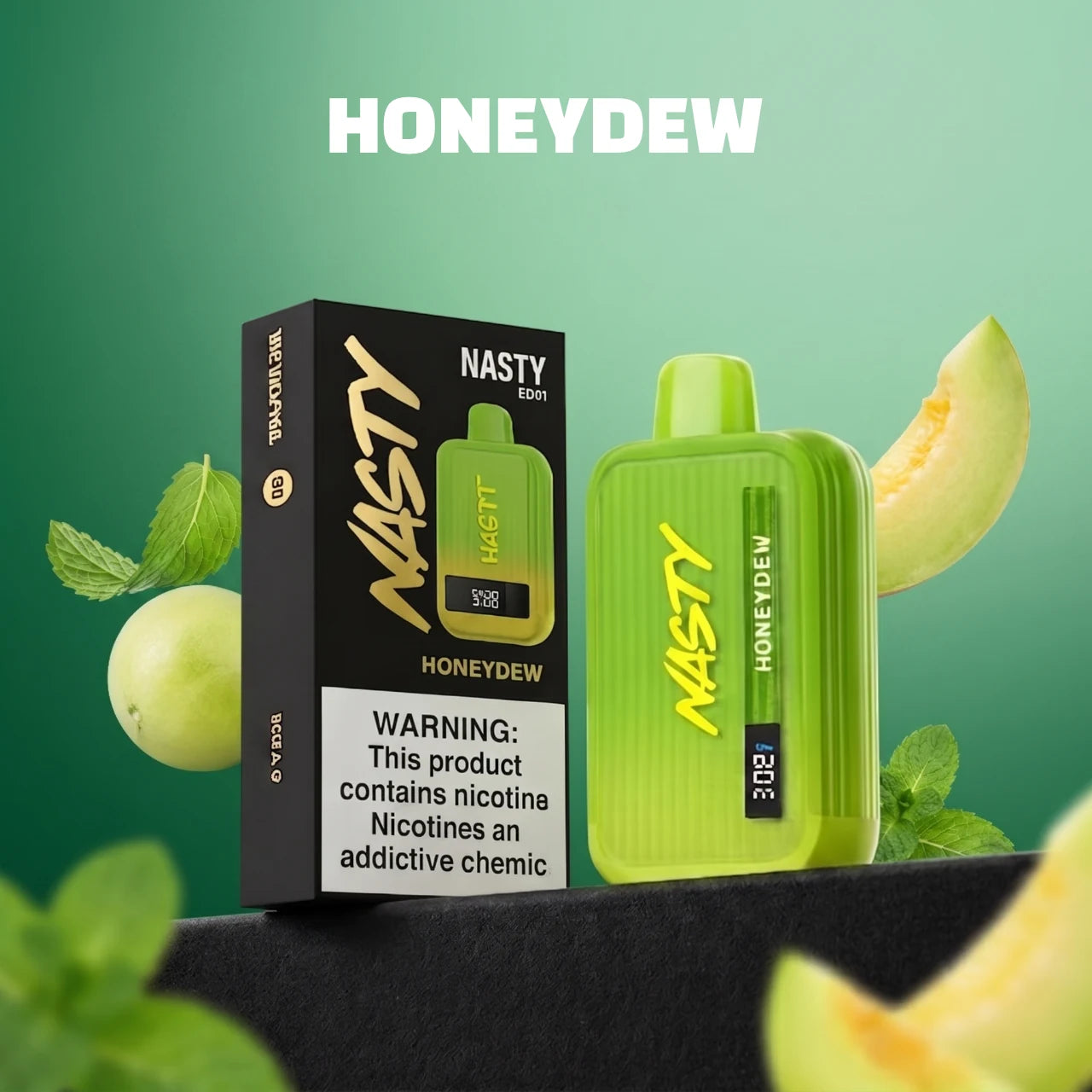 Nasty Bar - 8500 disposable vape - Honeydew flavour