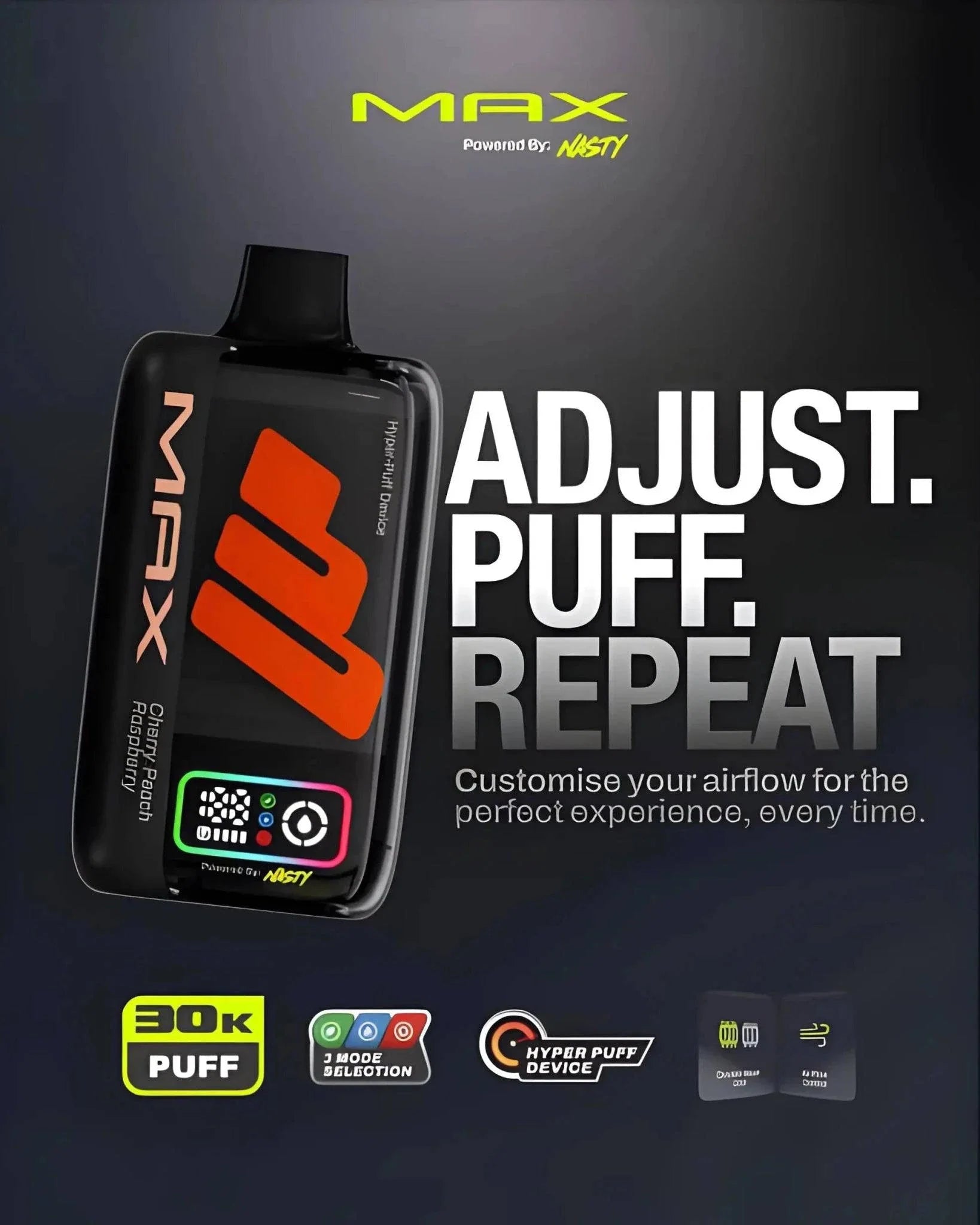 Nasty Max 30K Puffs Disposable Vape | Vape Mash India