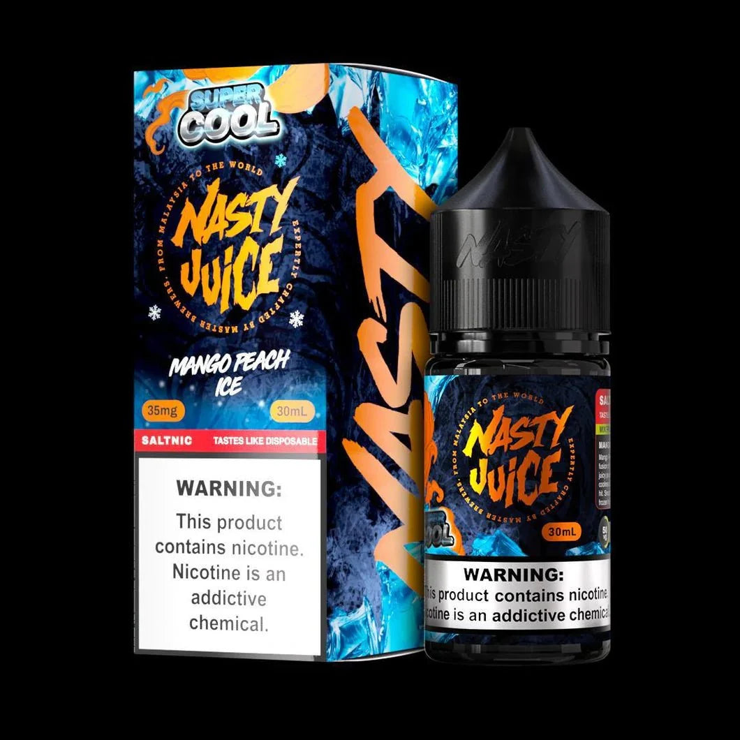 Nasty Super Cool Mango Peach Ice Nic Salt 30ml (35mg/50mg) India