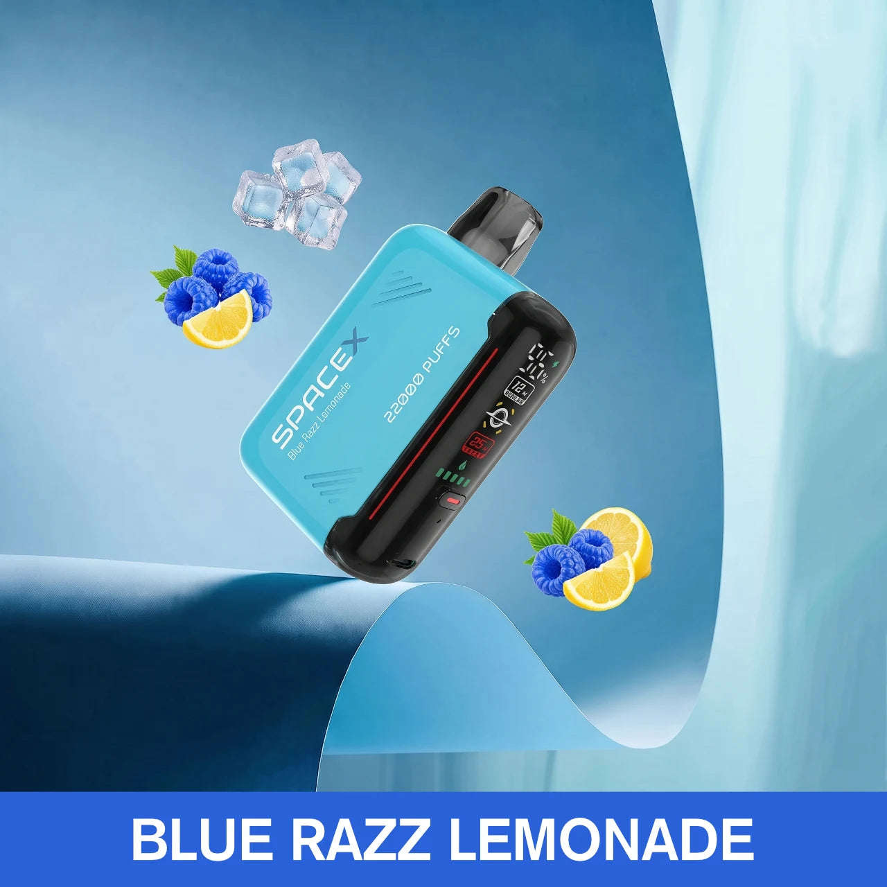 NATA SPACE-X 26000 disposable vape - Blue Razz Lemonade flavour