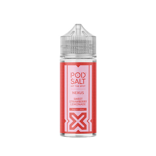 Pod Salt Nexus Sweet Strawberry Lemonade 100ml Shortfill E-Liquid