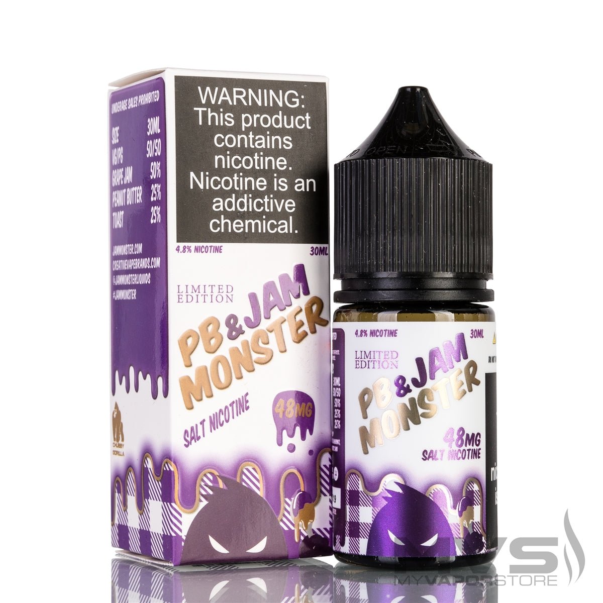 PB& JAM MONSTER NIC SALT [48MG, 24MG]