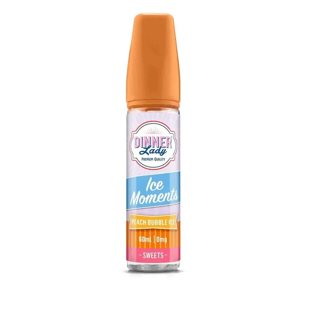 Peach Bubble - Dinner Lady Ice Moments | 60ML Vape Juice | 3MG, 6MG | Vape Mash India
