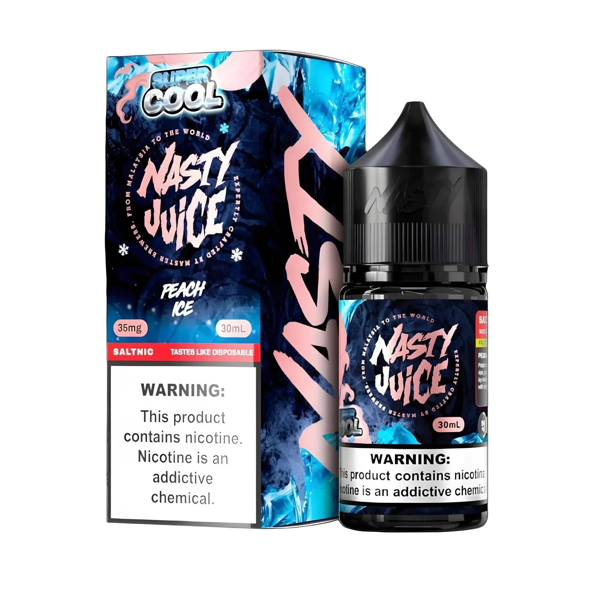 Peach Ice - Nasty Super | 30ML Juice Nic Salt | 35MG,50MG | Vape Mash India