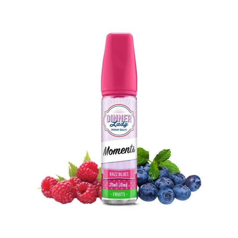 Razz Blues - Dinner Lady Ice Moments | 60ML Vape Juice | 3MG,6MG |