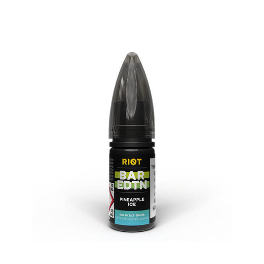 Riot Squad BAR EDTN Pineapple Ice 10ml Nic Salt E-Liquid 10mg
