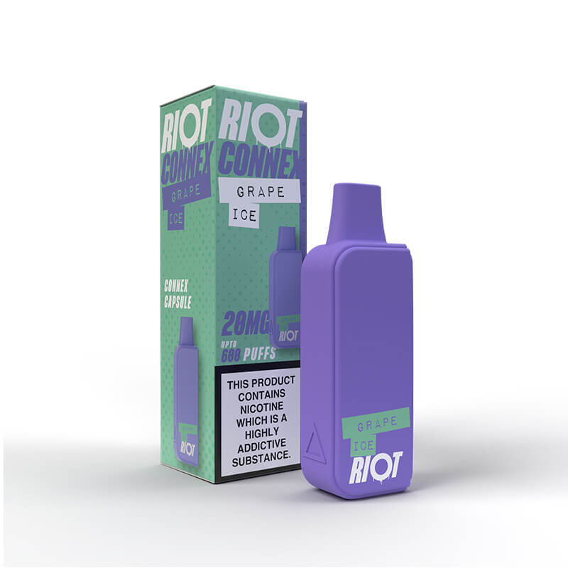 Riot Squad Connex Grape Ice Prefilled Vape Pod - 1PK