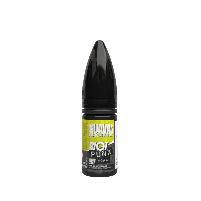 Riot Squad Punx Guava, Passion Fruit & Pineapple Nicsalt E-Liquid 10ml