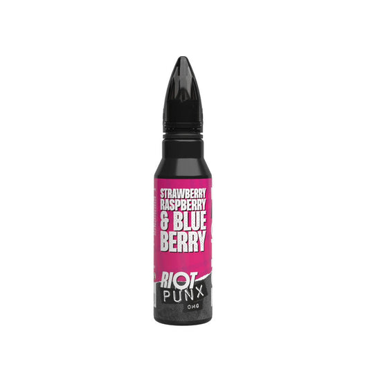 Riot Squad Punx Strawberry, Raspberry & Blueberry 50ml Shortfill E-Liquid