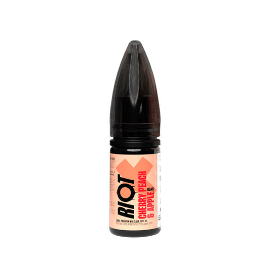 Riot X Nic Salts Cherry Peach & Apple 10ml E-Liquid