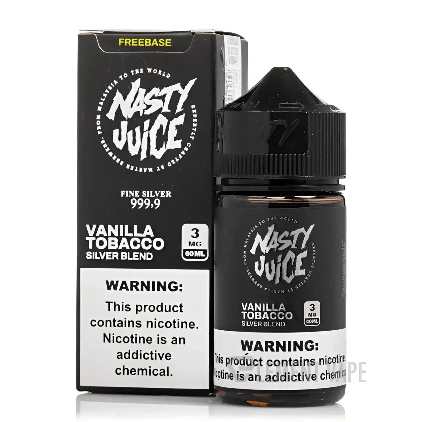 Silver Blend Tobacco 60ml Vape Juice (3mg) – Nasty Juice | Vape Mash India